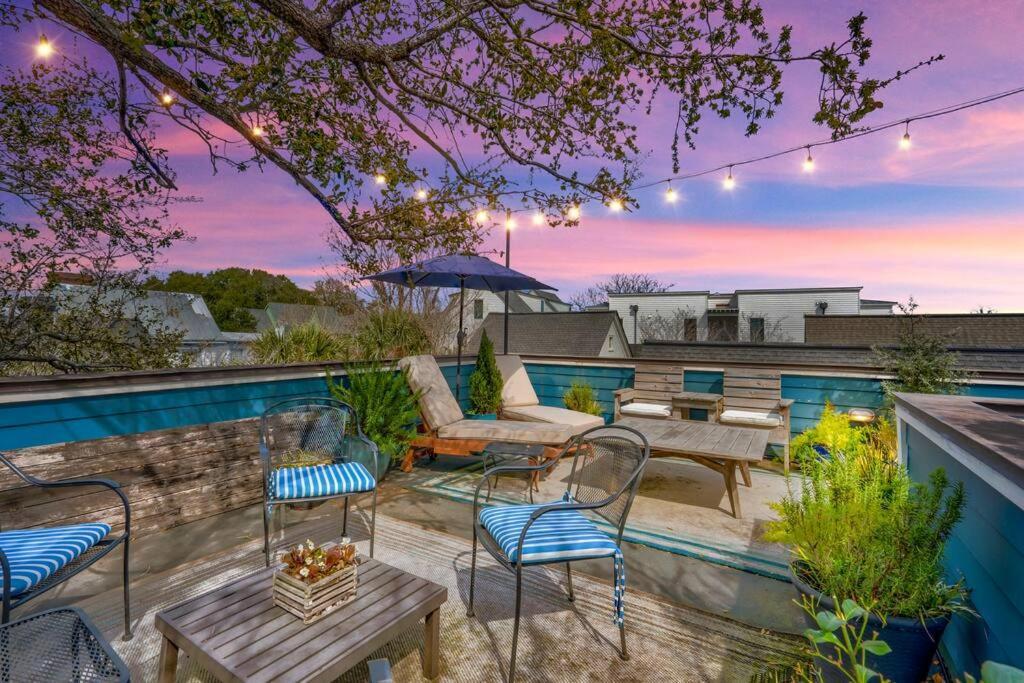 Elegant Sunlit Home With Private Rooftop Oasis Charleston Eksteriør bilde